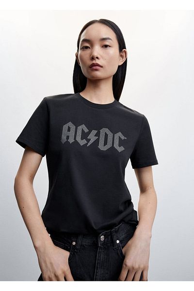 MANGO Woman Acdc T-Shirt