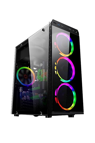 Zeiron Amx60 Ryzen 5 5500 16GB RAM 512GB SSD RX550 GDDR5 24" Curved Oyuncu Masaüstü Bilgisayar