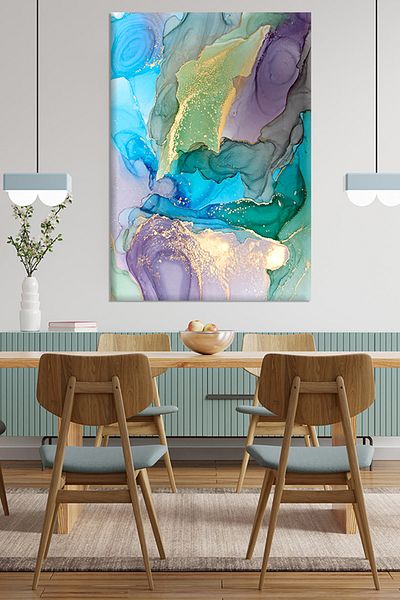 Morfil Sanat Atölyesi Pictură artistică abstractă pe pânză, cu limbajul culorilor, 7 dimensiuni diferite