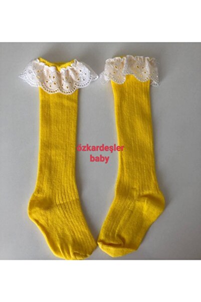 ÖZKARDEŞLER BABY Baby Knee Socks Lace