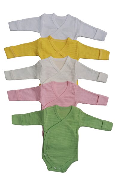 bebedino بدلة بأكمام طويلة وصدر مزدوج مع قفازات ومشابك