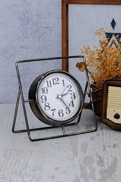 EMORES Dekoratif Metal Masa Saati