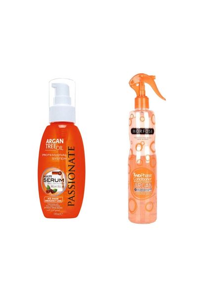 Passionate Argan Hair Serum - Tea Tree Cure 100ml and Morfose Conditioner 400ml