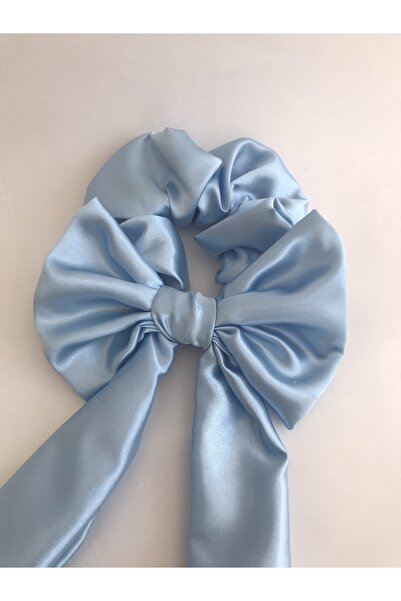 PratikDikisco Mavi Kurdela Fiyonk Scrunchie Simit Toka
