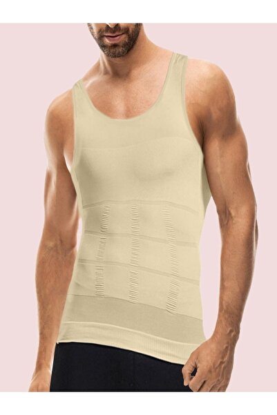 MİSTİRİK Toscana Göbek Bölge εφέ σύσφιξης Ανδρικό κορσέ εσώρουχο χρώματος δέρματος