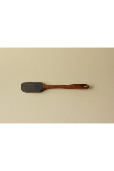 2Ehobitasarım Wooden Handle Silicone Spatula 1 Piece