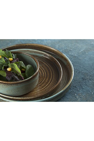 Bonna Porselen طبق حلوى مسطح بونا كورال 21 سم 6 قطع