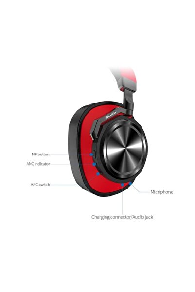Bluedio T6 Gürültü Önleyici Kablosuz Kulak Üstü Bluetooth Kulaklık