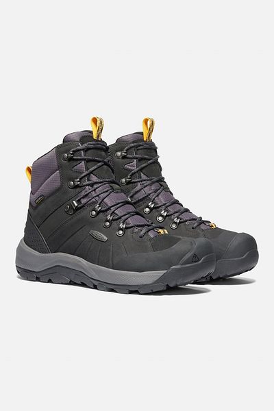 Keen Revel 4 Mid Polar M-black/magnet - Αδιάβροχες ανδρικές μπότες χιονιού - Μαύρο