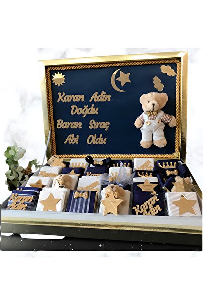 MONO GRUP Mono Desıgn Lüks Bebek Çikolatası_48li Lacivert Tasarım Abi Oldu Ya...