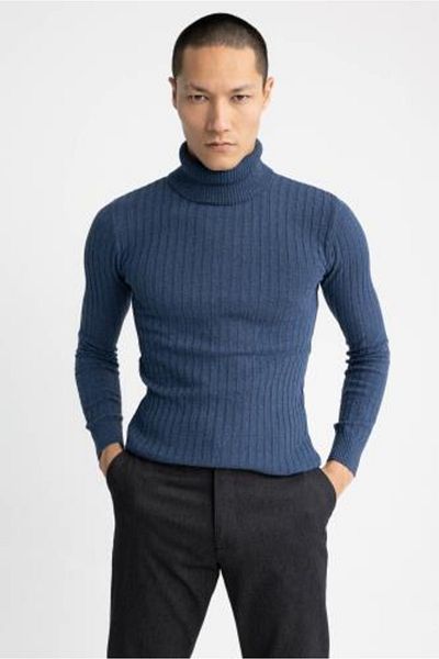 DeFacto Regular Fit Turtleneck Knitwear Sweater