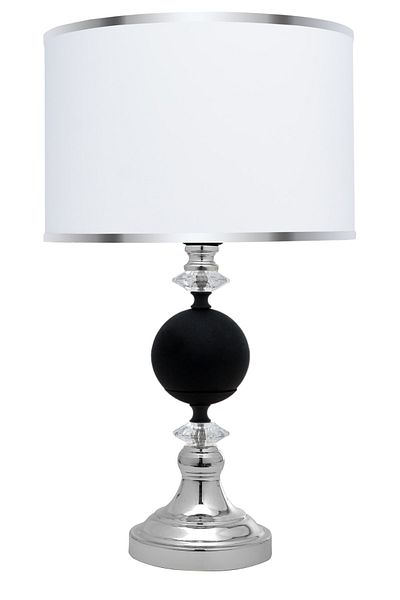 MINIMAL ETICARET VE BILGI TEKNOLOJILERI Omega Silver Black Contrast Lampshade