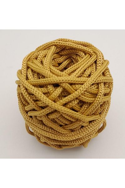 angel çanta aksesuar 5 Mm Mustard Color Polyester Macrame