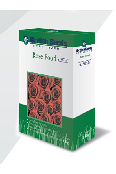 British Seeds Gül Besleme Gübresi 6-12-10 + Me - 1 kg