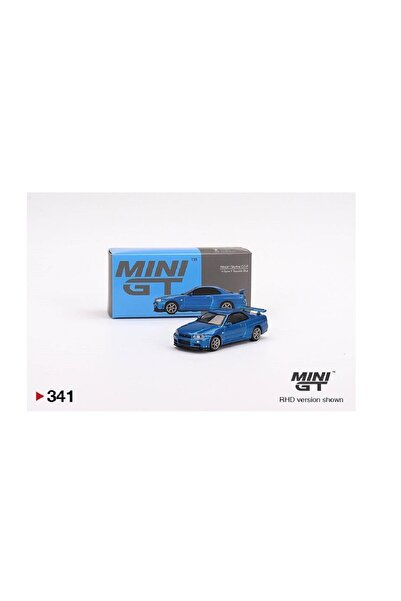 mini gt Nissan Skyline Gt-r (r34) V-spec Iı Bayside Blue