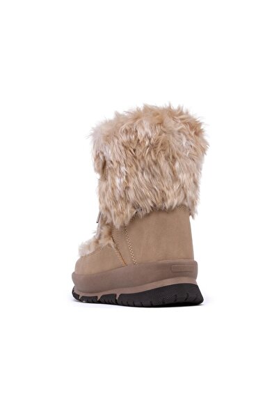 BUCKHEAD Irina Buck1111 Kadın Bej Kürklü Su Geçirmez Kar Botu
