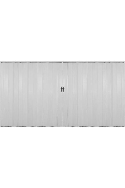ERİKMANN Kemerli Akordiyon Kapı 230 X 230 Beyaz Renkli Camsız Çift Açılım