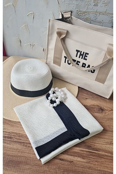 Nilbutik Ινδικό μεταξωτό σάλι μονόγραμμα