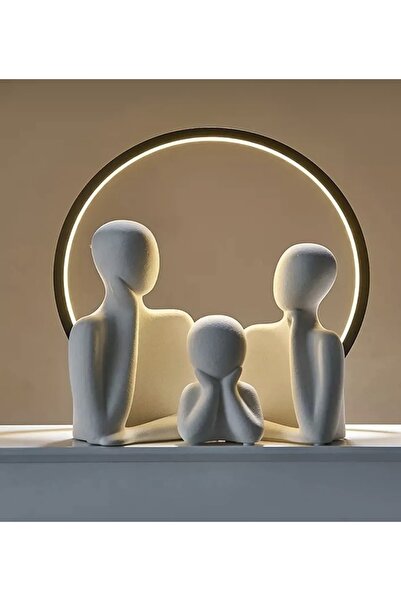 Orange Atelier Üçlü (3) Aile Dekoratif Biblo,heykel,obje Sağlam/pürüzsüz Ev Aksesuar