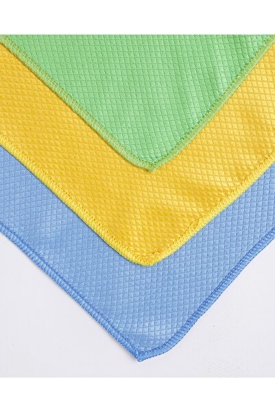 AtasoyAtalıer Lavetă de curățare din microfibră 40x40cm 3 bucăți model baklav...