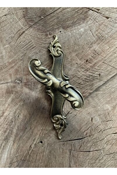 Ars Antik Sarı Pirinç Ahşap Pencere Kolu Pirinç Pencere Mandalı