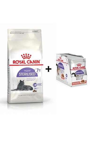 Royal Canin +7 Yaş Üzeri Kısırlaştırılmış Kedi Maması 3,5 Kg + 12 Adet Yaş Mama