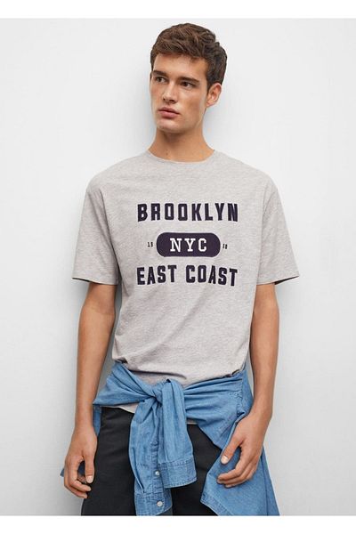 Mango Teen Γραπτό T-Shirt