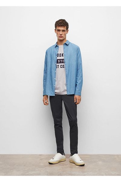 Mango Teen Γραπτό T-Shirt