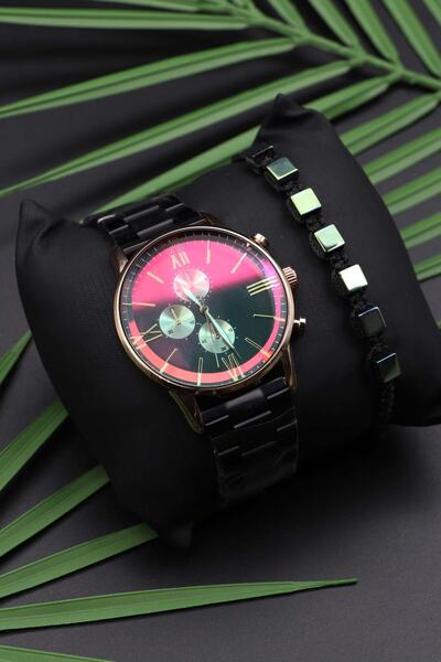 Northwatch Photochromic Rose Kasayuvarlak Analog Ekran Metal Kordonlu Kol Saati