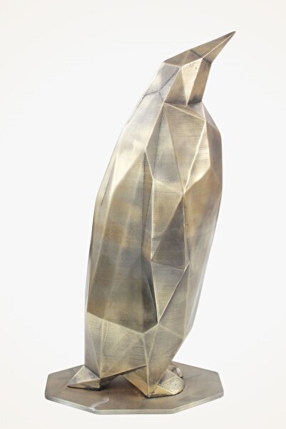 Viselia Dekoratif Penguen Biblo Heykel El Yapımı Hediyelik Süs Eşyası Poly Mo...