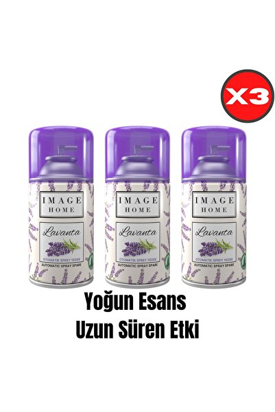İMAGE HOME Oda Kokusu Yedek Sprey Lavanta Kokulu Üçlü Ekonomik Paket Glade Ve...
