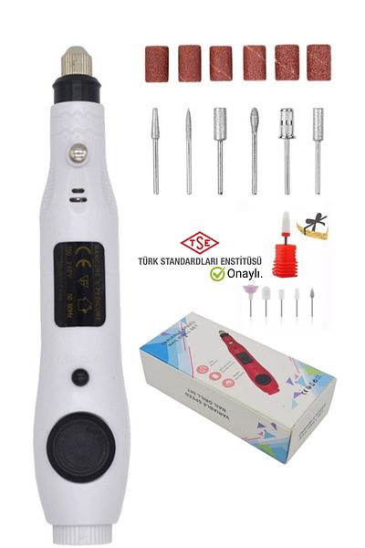 BEAUTY BOX COSMETIC Nail File Machine Permanent Nail Polish Remover Callus Cleaner Polishing Manicure Pedicure Prosthetic Nail B
