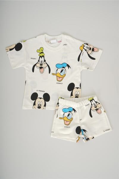 MİNİKO KİDS Devojčički set pamučnih šortsa sa printom Dafija Daka