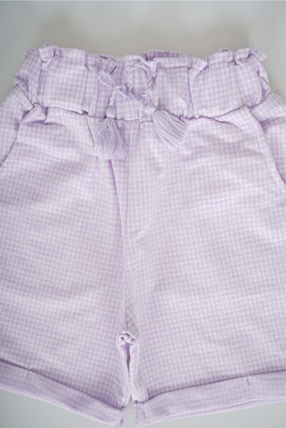 MİNİKO KİDS Girl's Pitikare Model Pocket Cotton Shorts