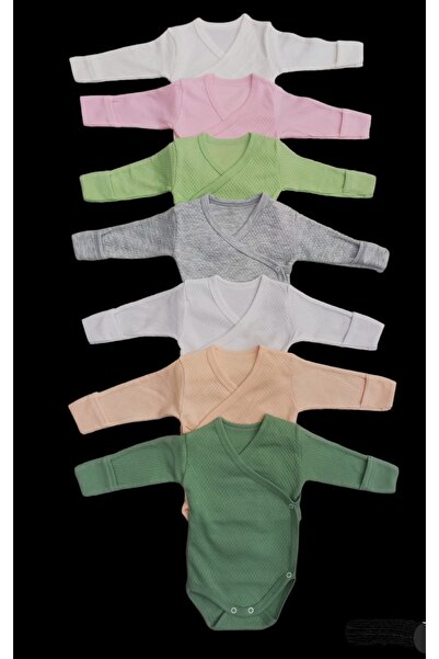 özdemirli bebe Long Sleeve Self Gloves Double Breasted Badi with Snap Fastene...