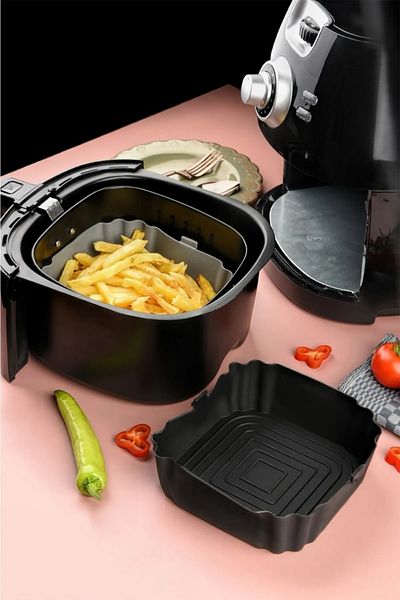 Mutfak Köşesi Airfryer Silicone Cooking Container Compatible with All Airfryers