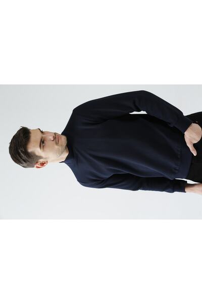 SÜVARİ Yarım Balıkçı Yaka Kapitone Lacivert Erkek Kazak Tr2013700302