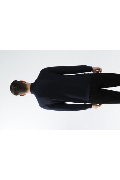 SÜVARİ Yarım Balıkçı Yaka Kapitone Lacivert Erkek Kazak Tr2013700302