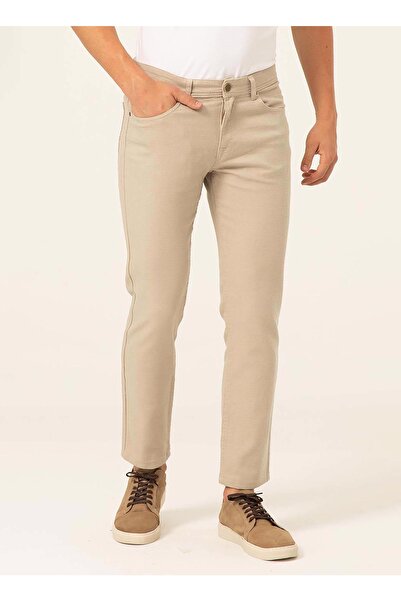 SÜVARİ Normal Bel Normal Paça Slim Fit Bej Erkek Pantolon Pn2020500527