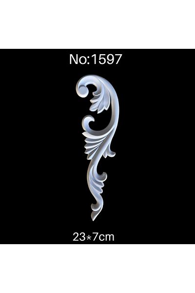DERYA DESİNG ART Paintable Flexible Sconce No:1597 Wood, Furniture Renovation 23x,7,5cm