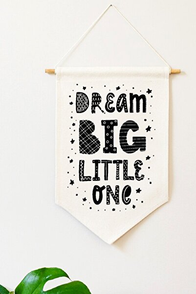 Miomundo لافتة حائط مطبوعة من Dream Big ملحقات ديكور حائط غرفة الأطفال الاسكن...