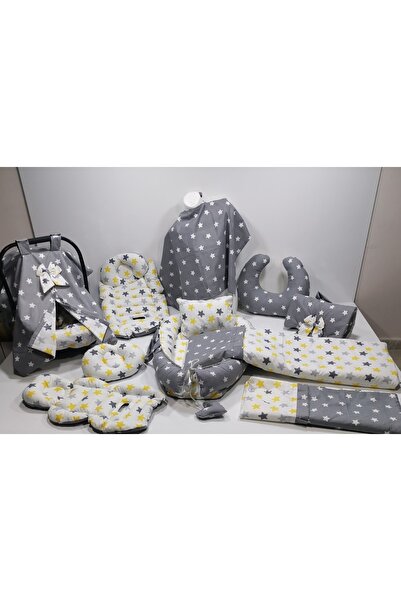 Balamira Koyu Yıldız Sarı Yıldız 13 Lü Babynest Seti