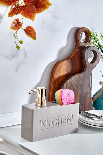 HOMENIVA Kitchen Gold Liquid Soap Dispenser
