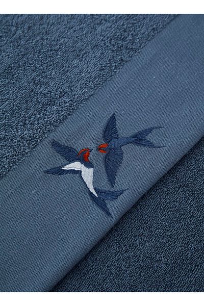 KİRAZHOME Prosop din bumbac Indigo Adel (50x90)