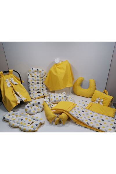 Balamira Sarı Benekli 13 Lü Babynest Seti