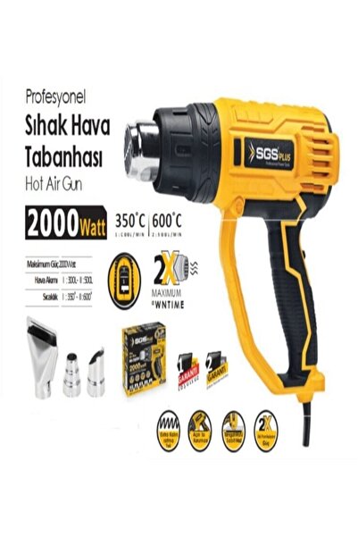 SGS 2000watt Sıcak Hava Tabancası