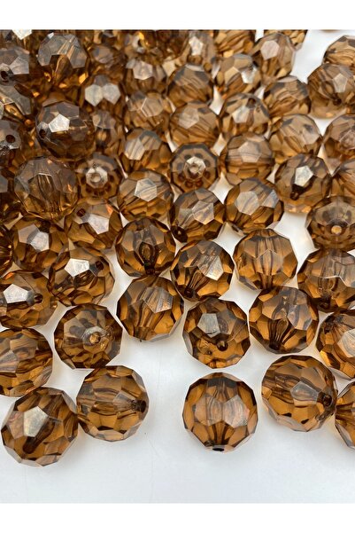 Hedef Bijuteri Mărgele acrilice model fagure de culoare maro de 20 mm, bijute...