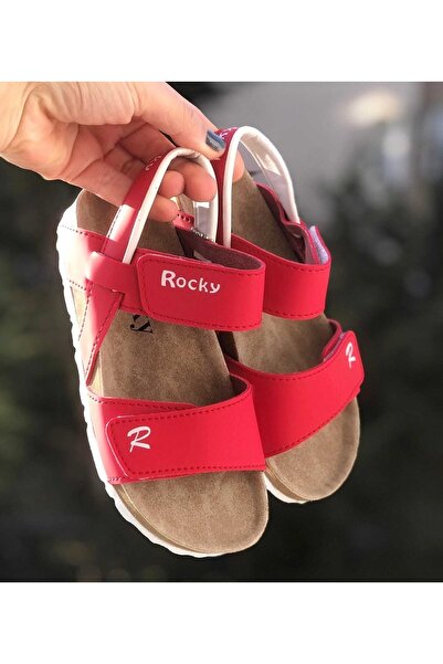 Pandalina Ortapedik Children's Sandals Adjustable Velcro Cork Sole Non-Slip S...