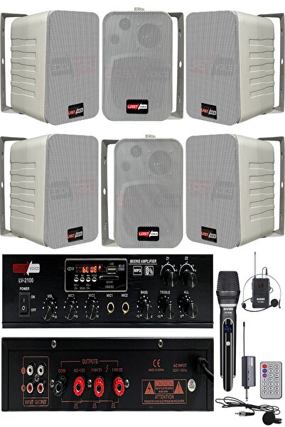 Lastvoice Soft Plus Paket-4 Hoparlör Ve Anfi Mağaza Ses Sistemi