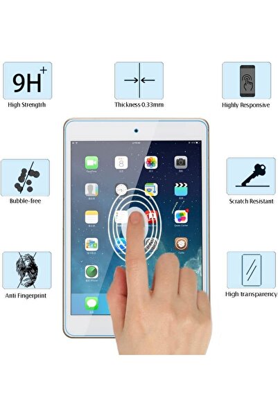 TEKNETSTORE Ipad Mini 4. Nesil Ve 5. Nesil 7.9'' Inç Nano Kırılmaz Ekran Koruyucu Şeffaf Cam Koruyucu Tam Uyumlu